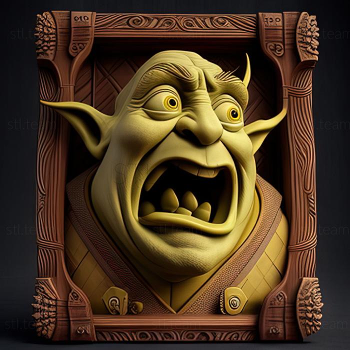 3D model Shrek 2 (STL)